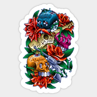 Muertos Version 1 Sticker